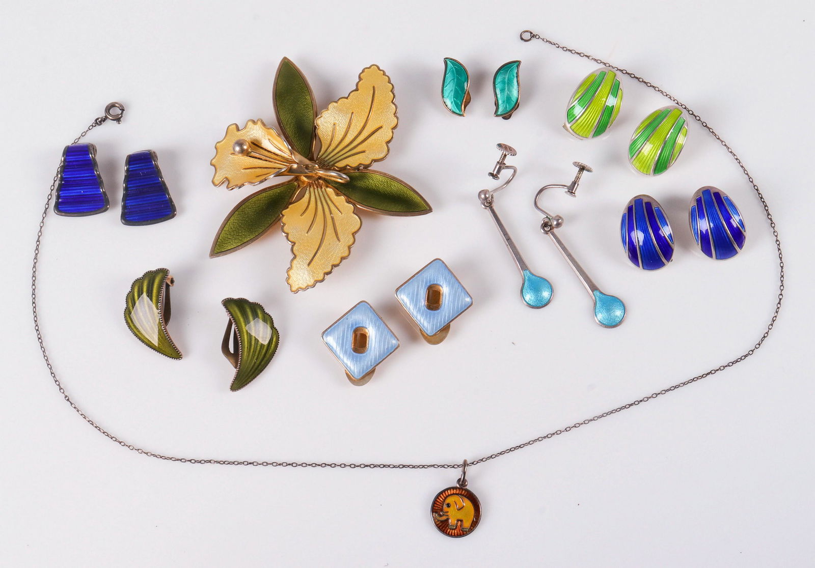 (9) Norwegian Sterling Jewelry Lot (1 of 6)