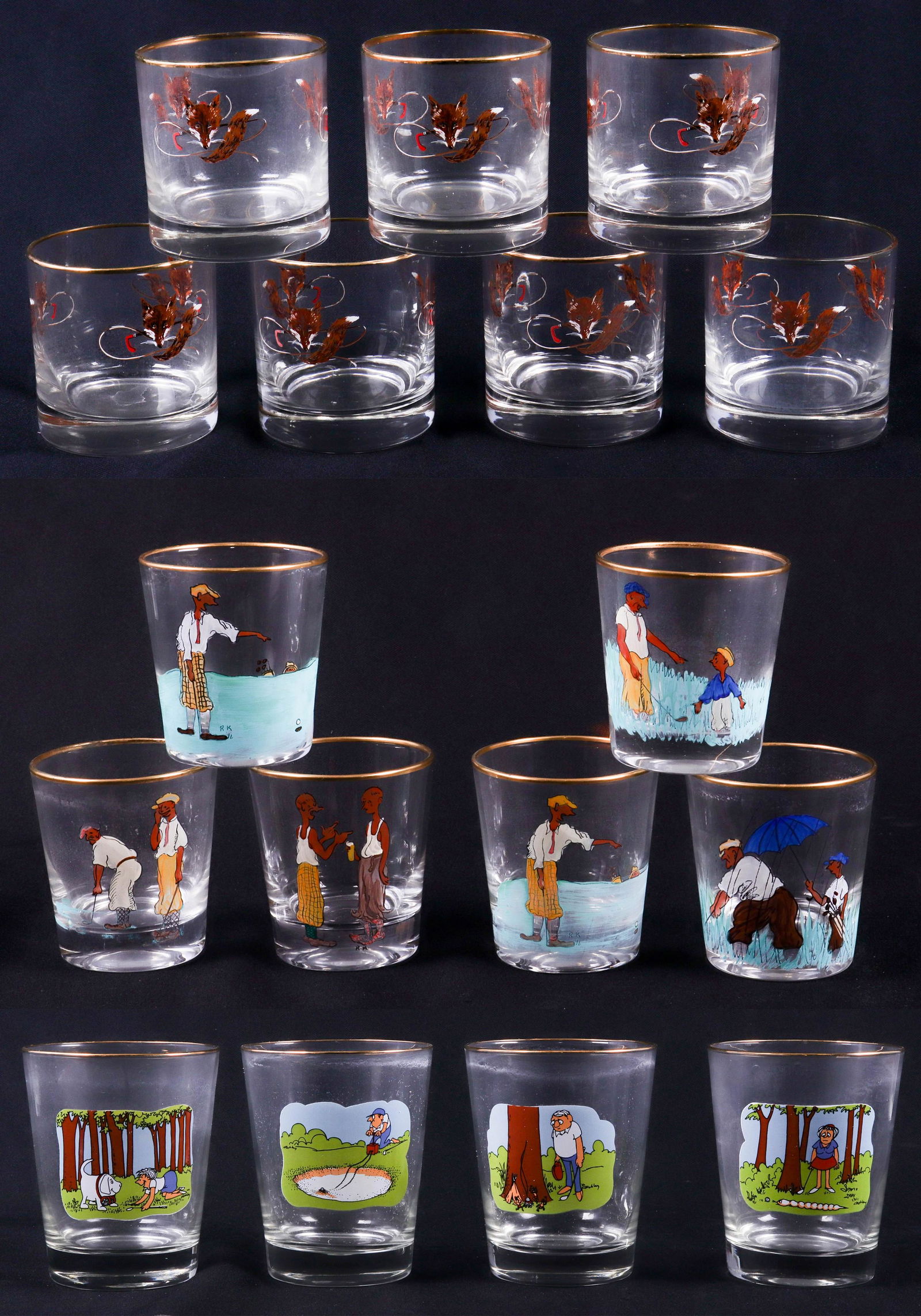 (17) Painted and Decorated Glasses (1 of 4)