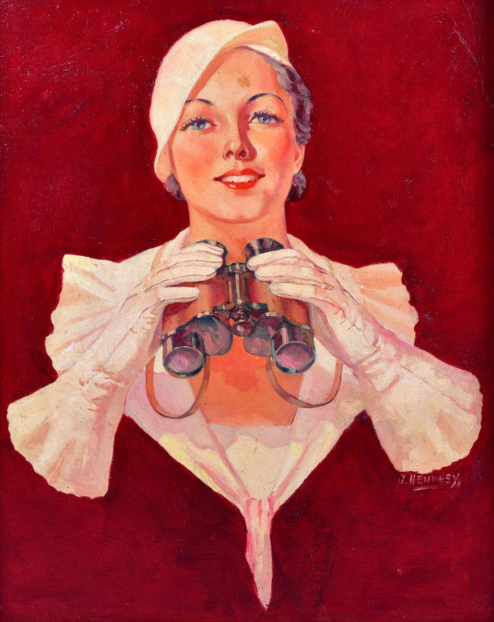 Joe Hennesy Illustration Painting (1 of 3)