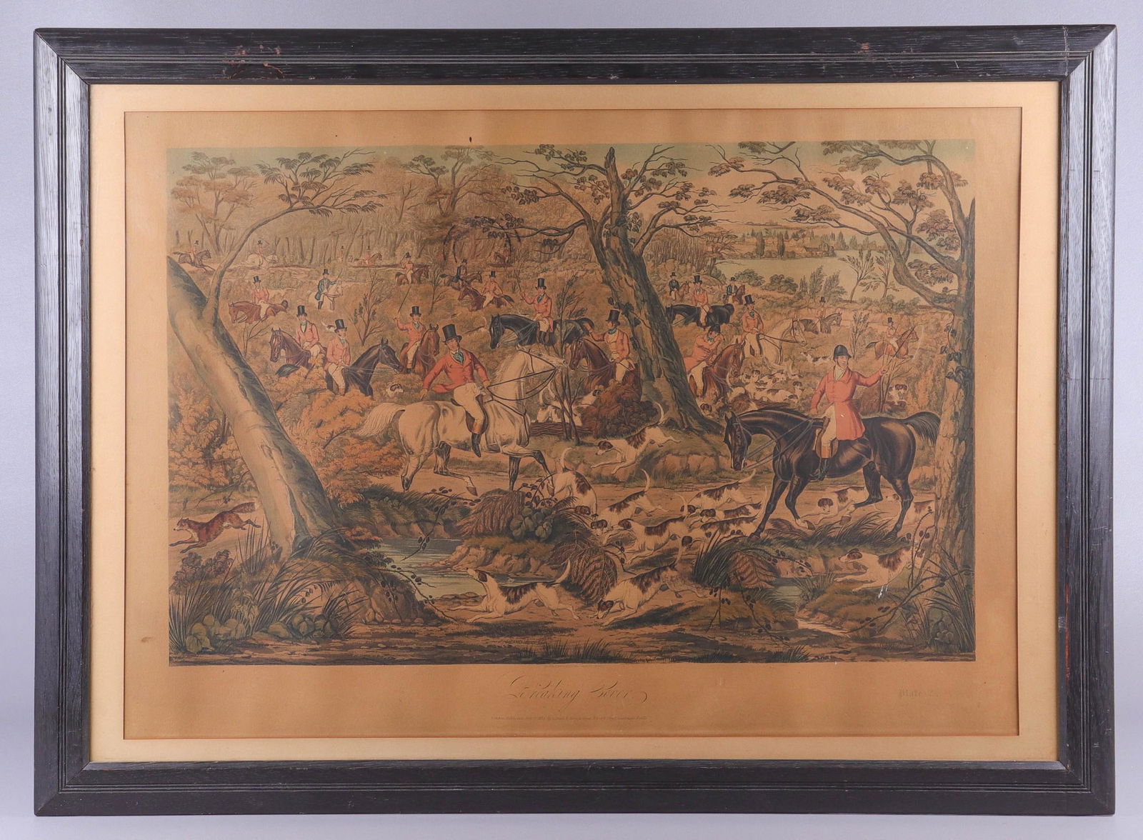 Charles Hunt hand colored Hunt print (1 of 1)