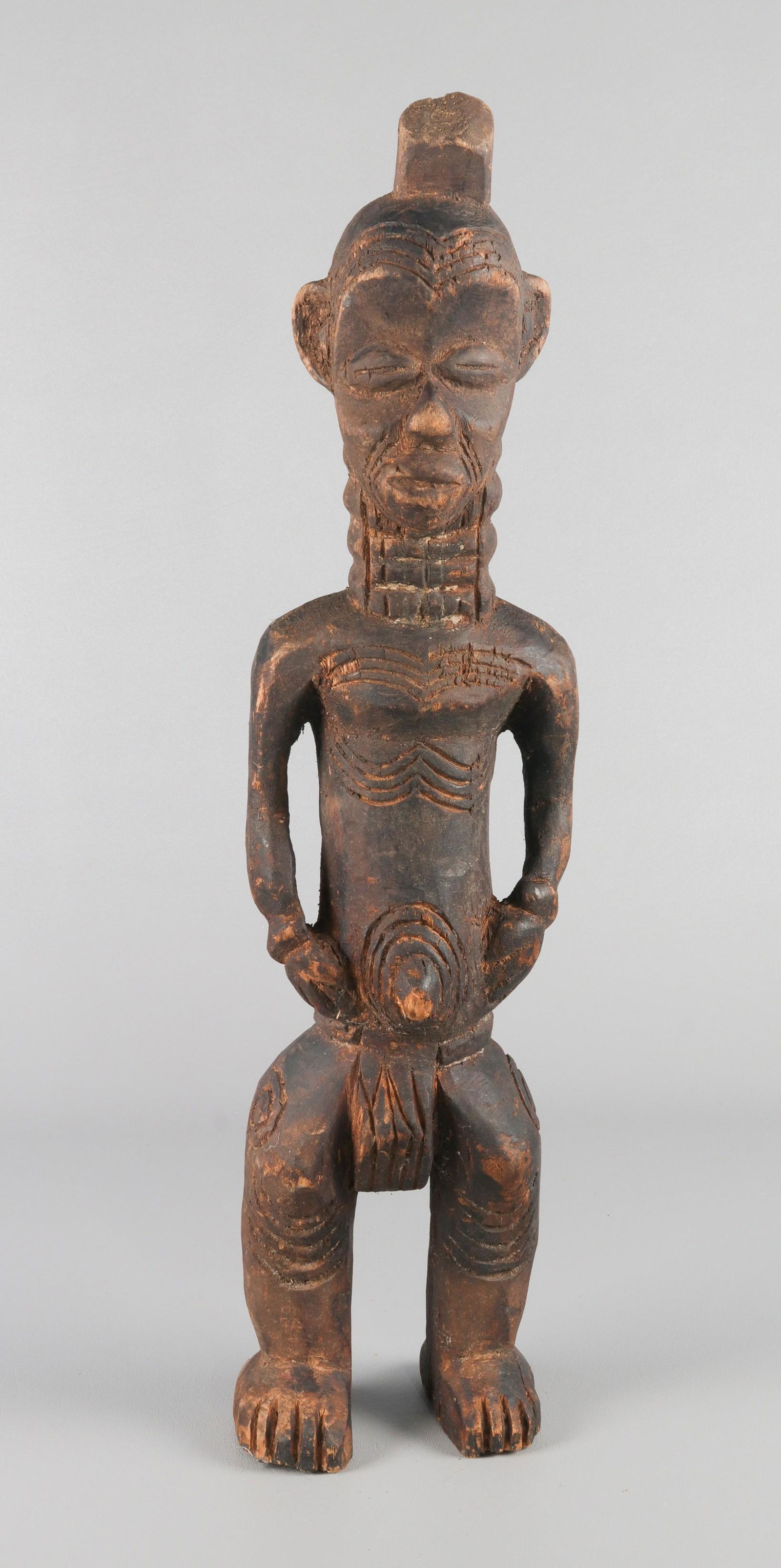 African Carved Wood Fertility Statue (1 of 1)