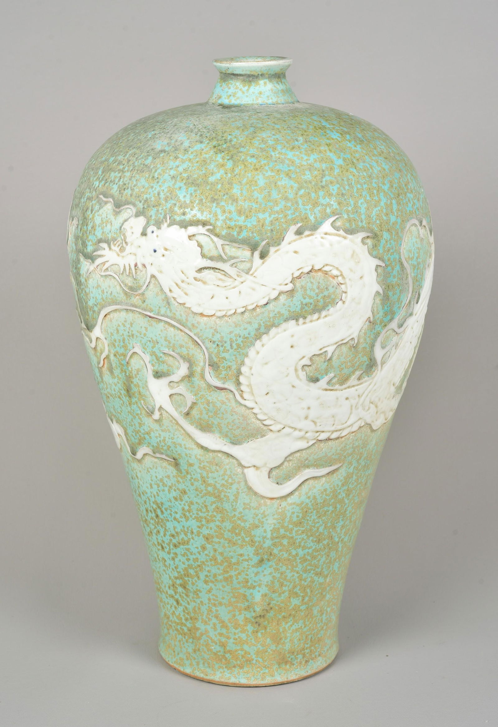 Chinese Green Glazed Meiping Vase (1 of 4)