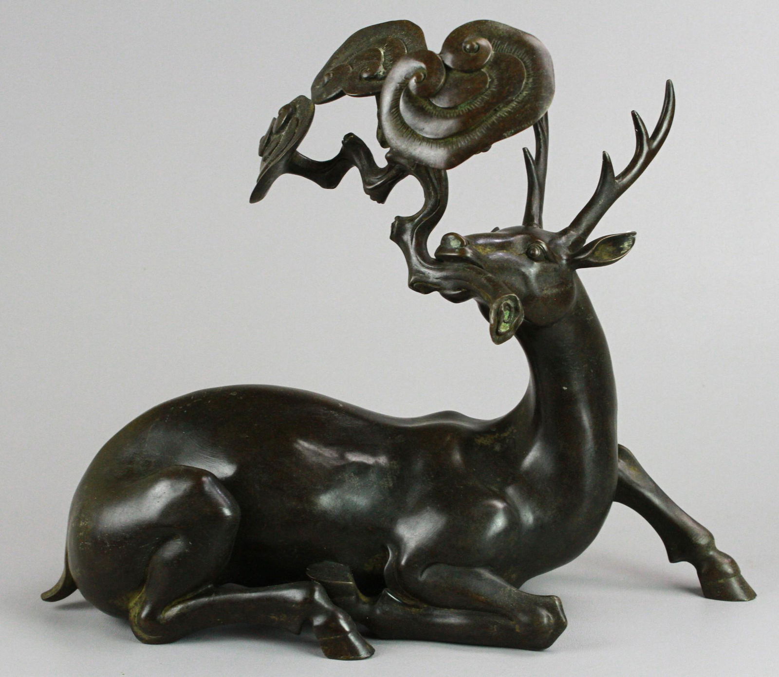 Chinese Bronze Deer Figure (1 of 5)