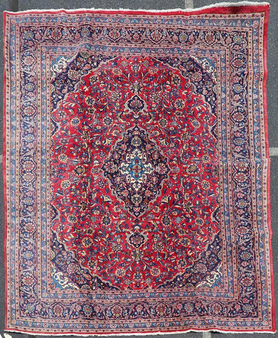 10'6" X 12'8" Semi Antique Persian Tabriz Rug (1 of 10)