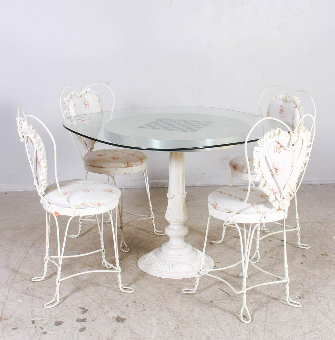 (5) pc Iron dining set (1 of 4)