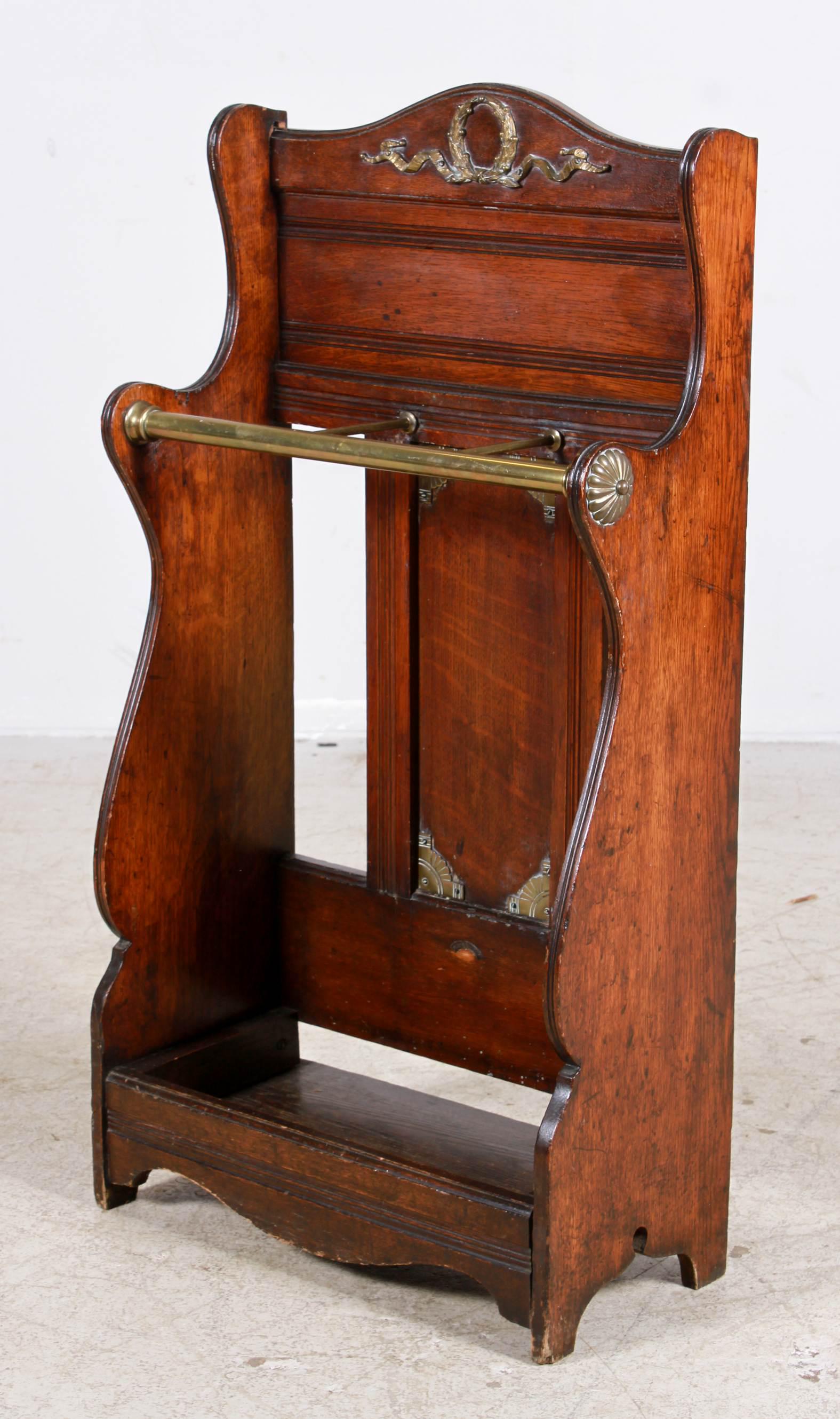 Oak umbrella stand (1 of 3)