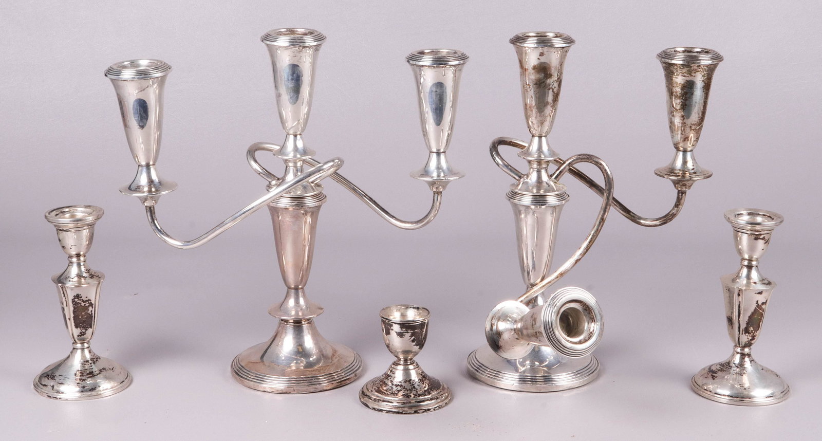 (5) Weighted Sterling Candlesticks (1 of 1)