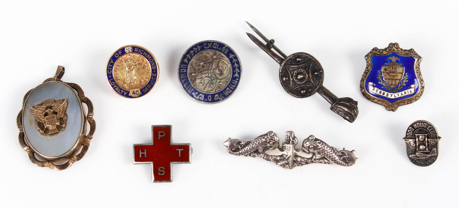 (8) Pc Collectible Pin and Pendant Lot (1 of 4)