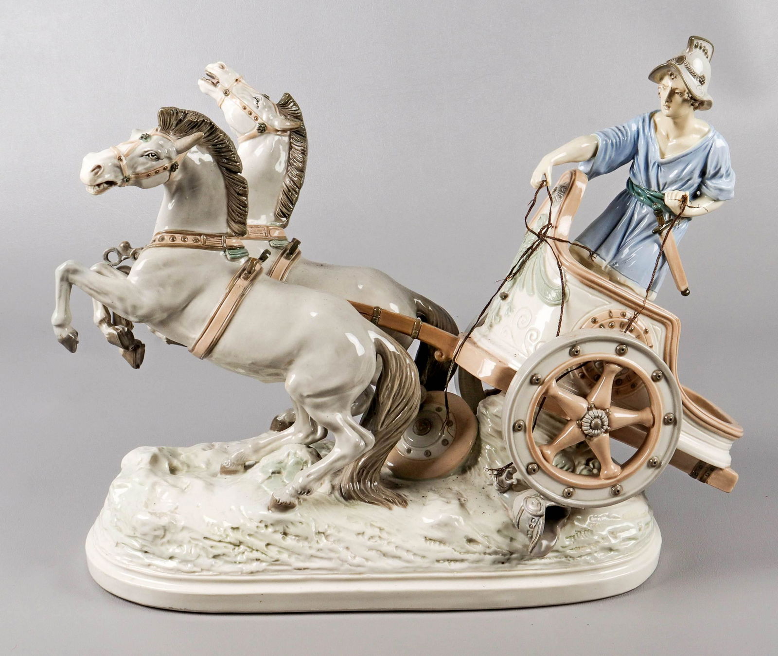Amphora Porcelain Chariot Figure (1 of 4)