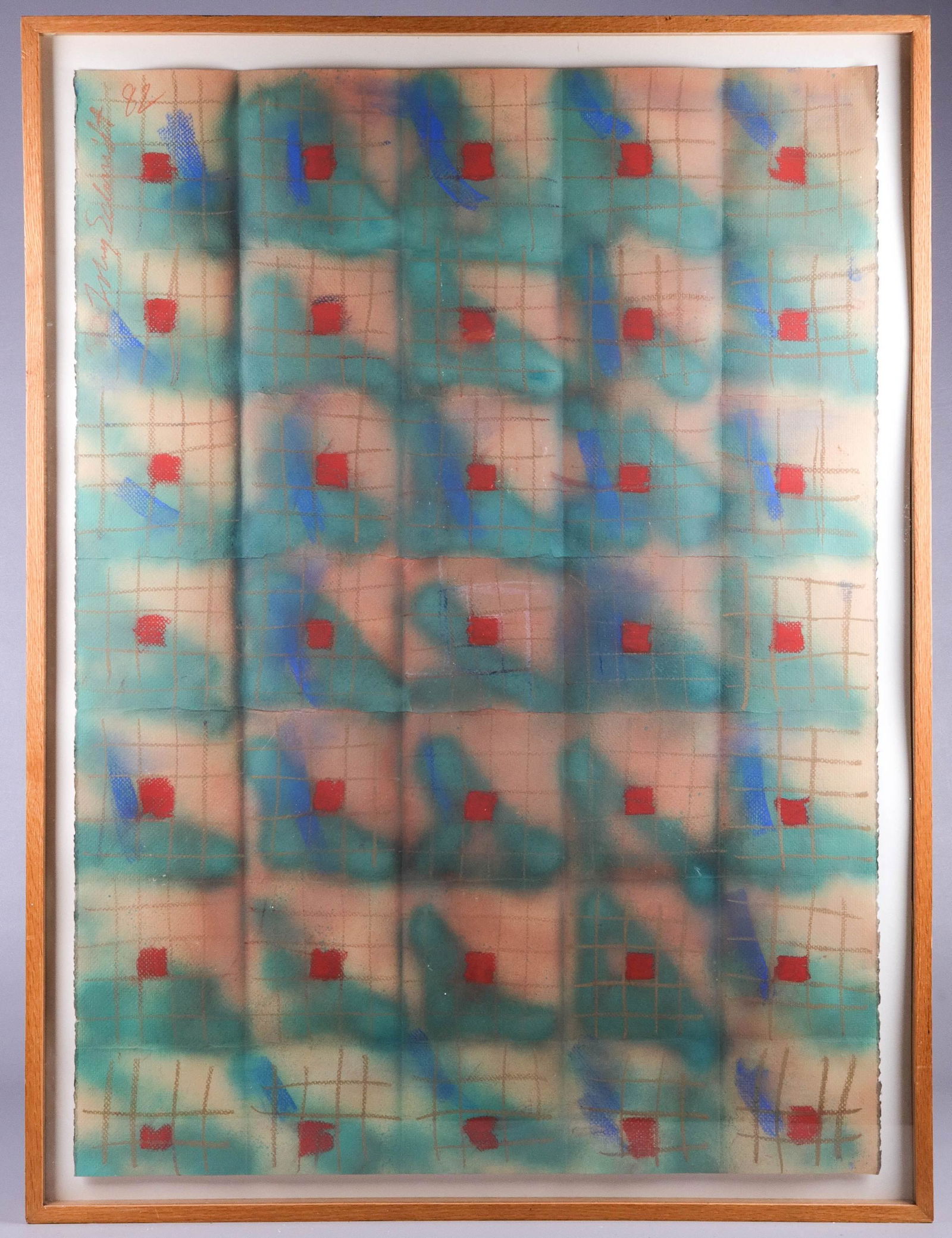 Toby Schmidt Abstract "Floating Red" (1 of 2)