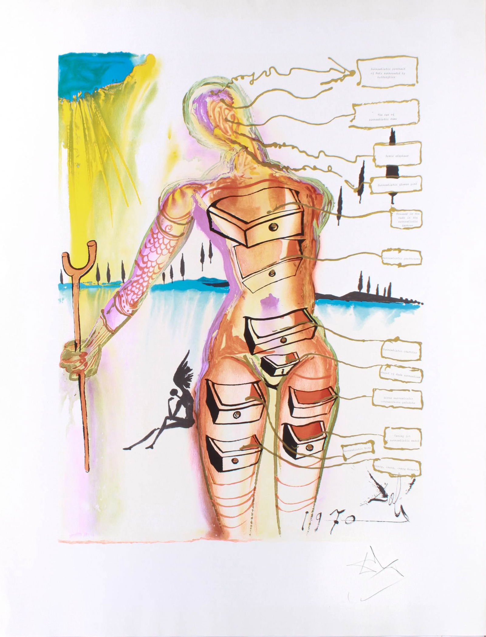 Salvador Dali "Venus with Drawers" (1 of 4)