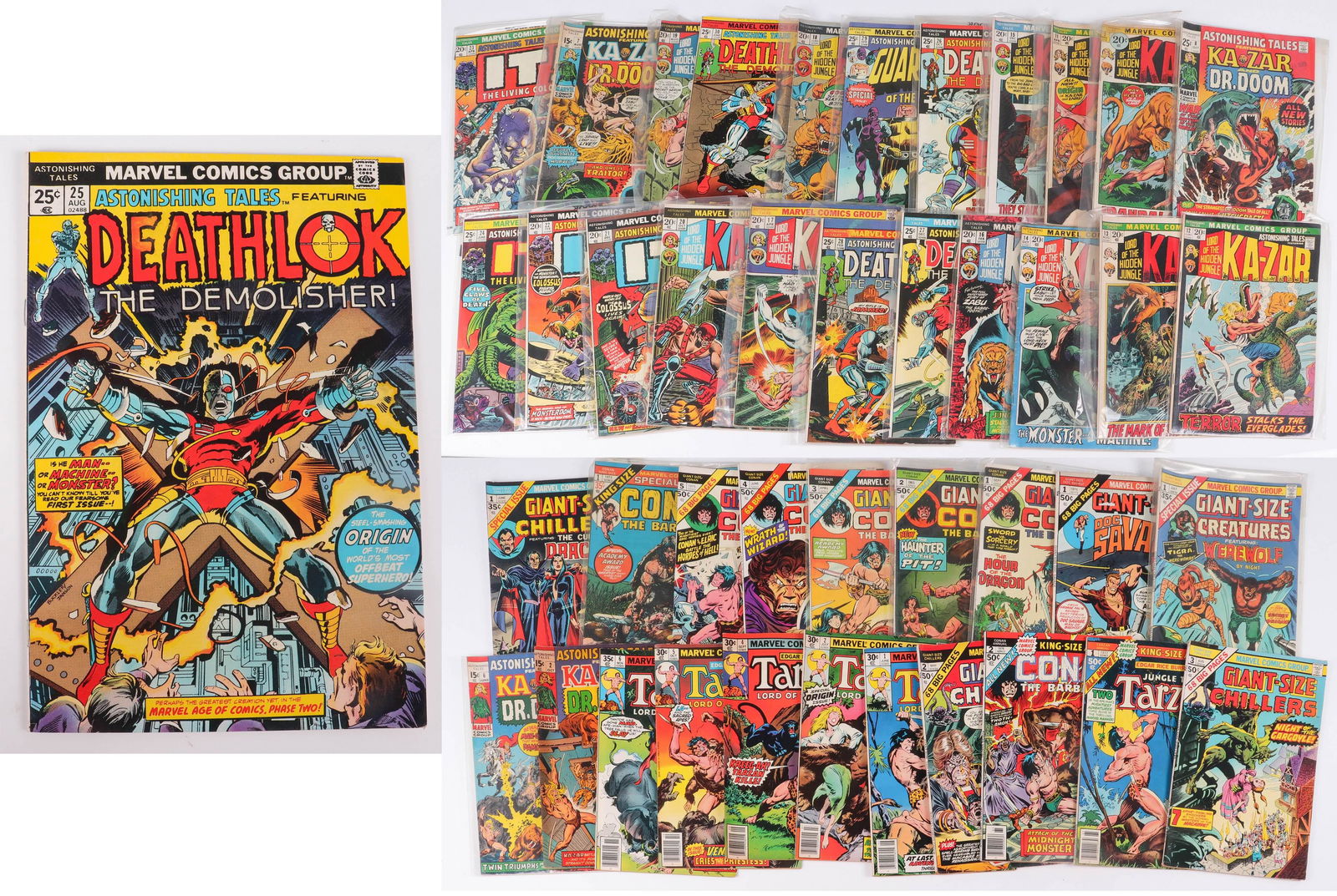 Giant Size and Regular Edition Bronze Age Marvel Comics (1 of 4)