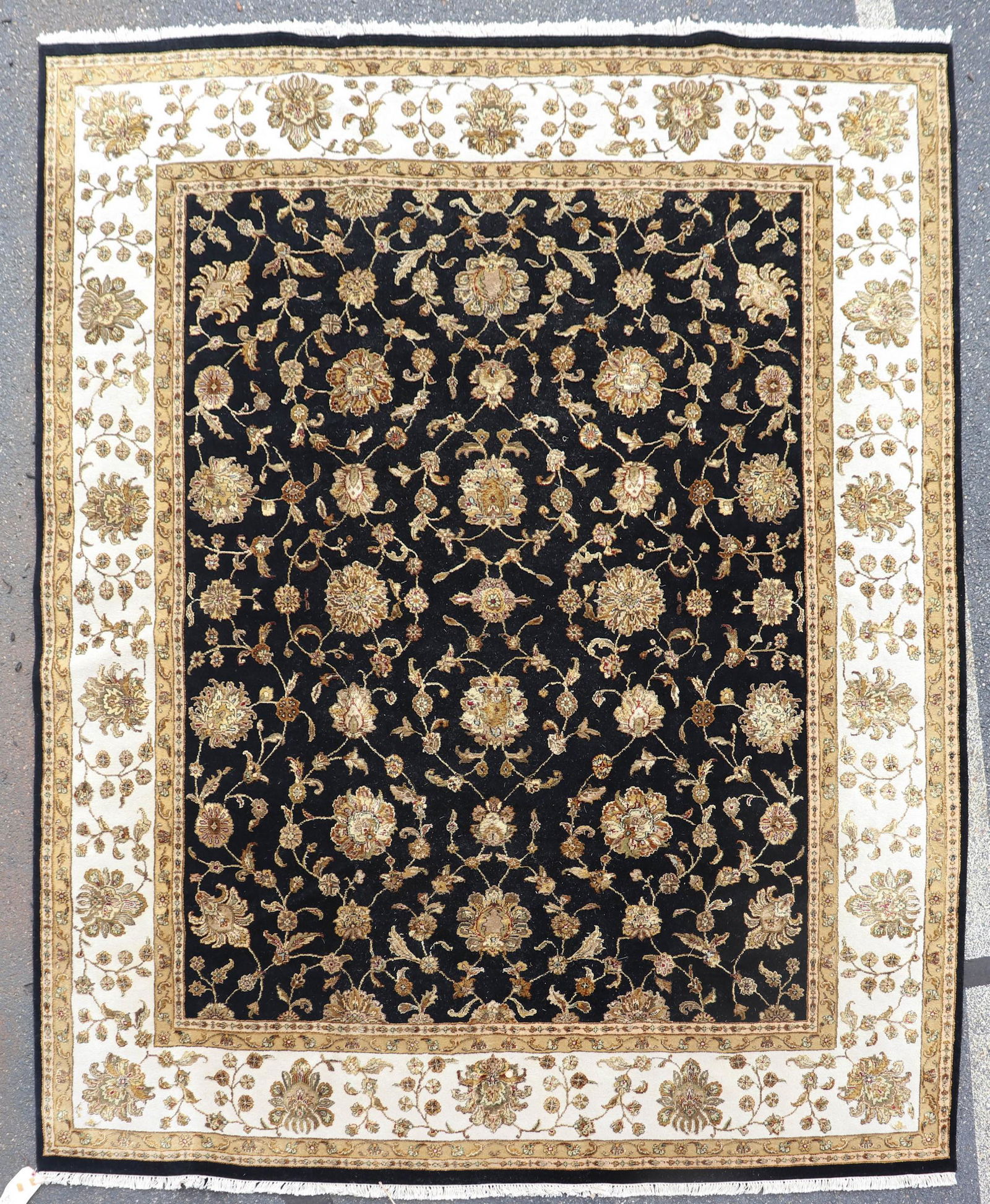 7'10" X 10' Indo Kashan Rug (1 of 2)