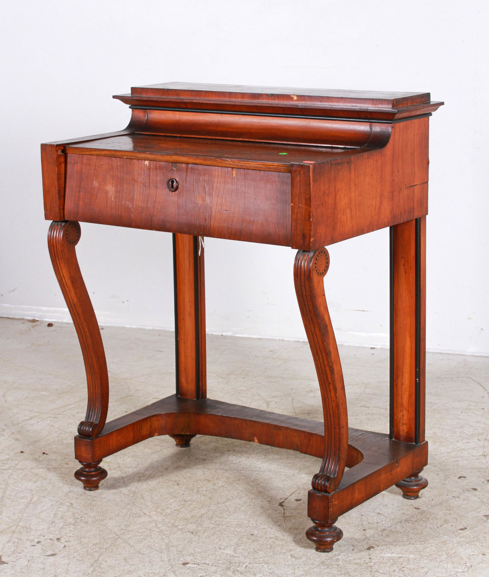 Regency mahogany pier table w/ drawer (1 of 3)