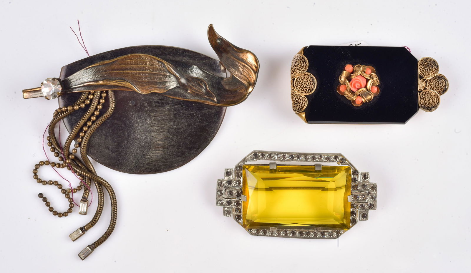 (3) Art Deco Pins (1 of 2)