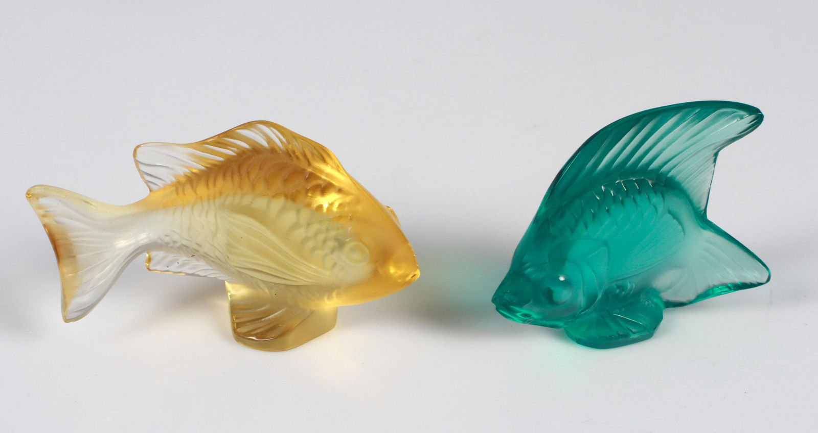 (2) Lalique Fish Car Mascot Figures (1 of 3)
