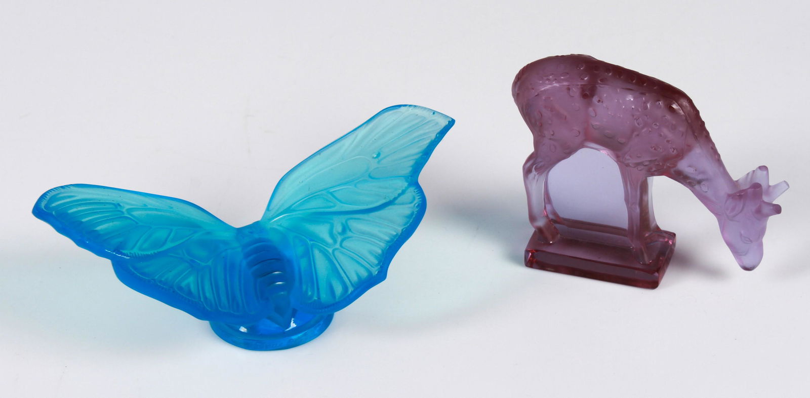 (2) Lalique Crystal Animal Figures (1 of 4)