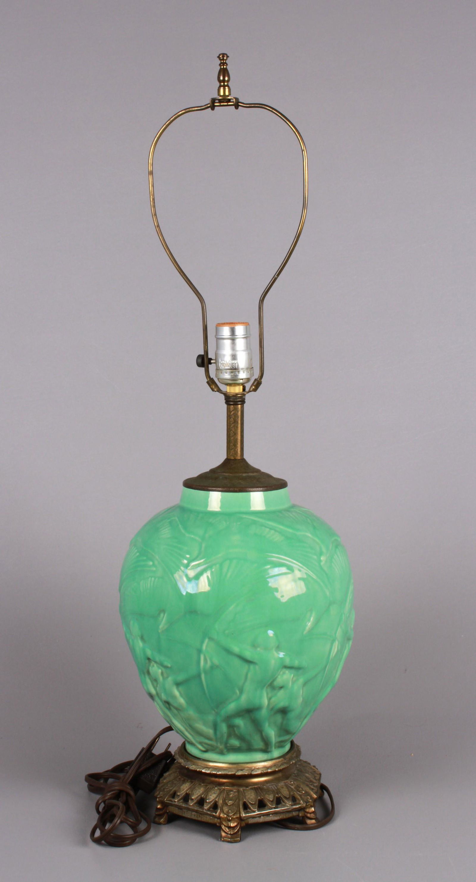 Art Deco Stangl/Fulper Archers Vase as Lamp (1 of 1)