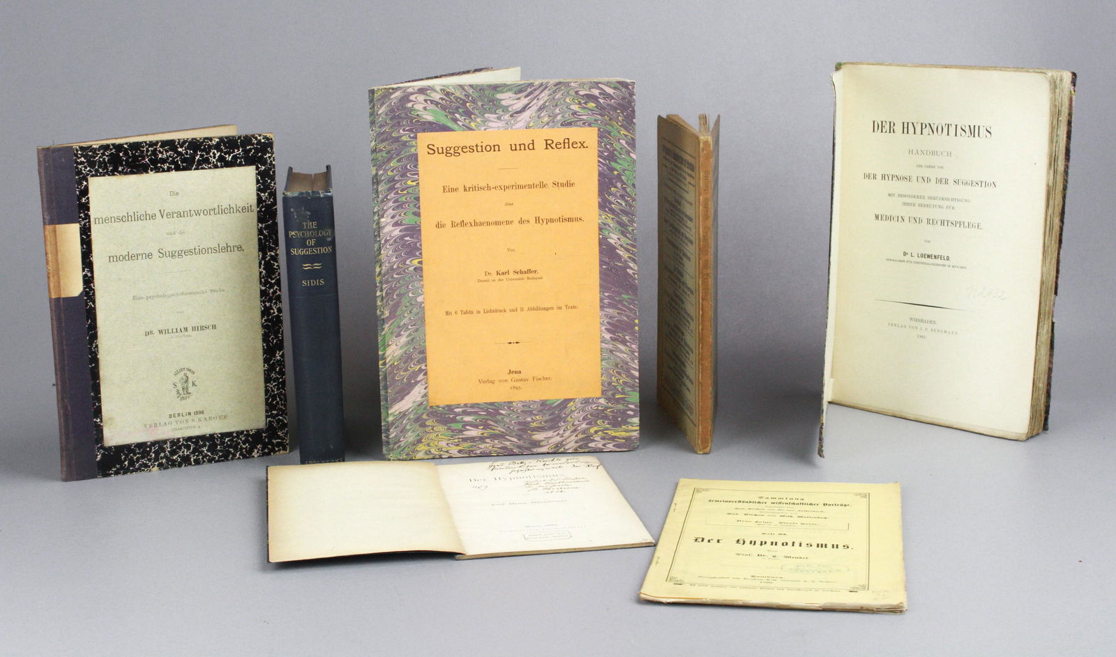 (7) old books and pamphlets on hypnotism (1 of 4)