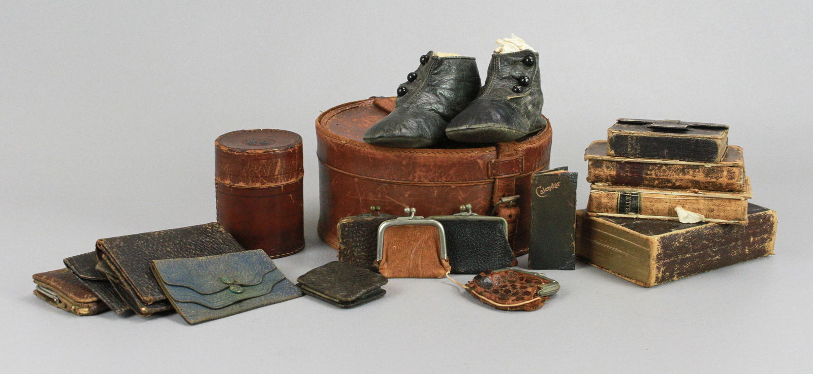 Victorian Leather Books and Small Items (1 of 5)