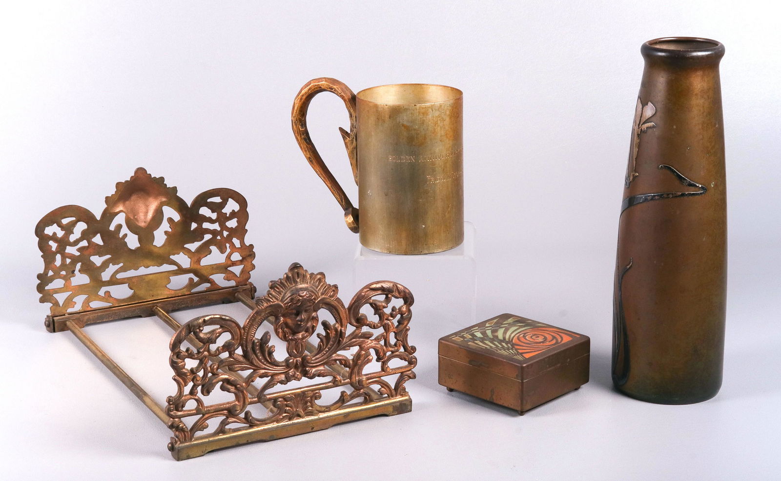 (4) Art Nouveau Table Items (1 of 1)