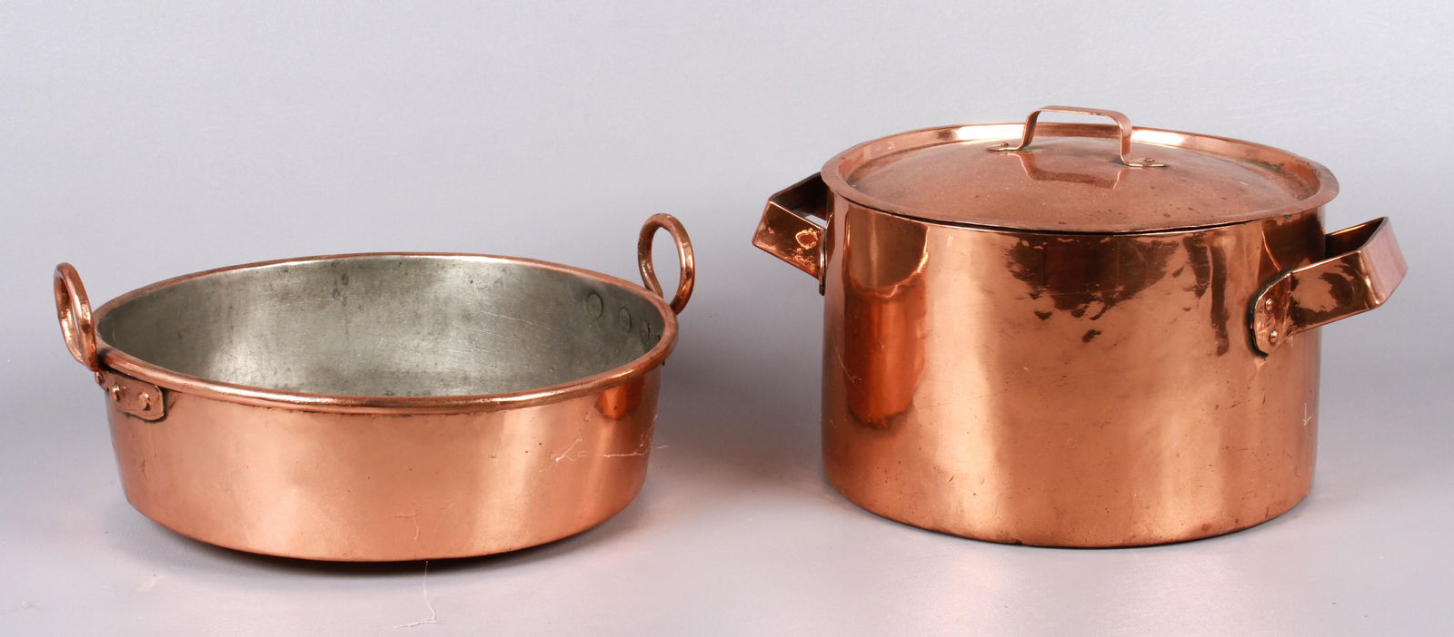 (2) Copper Pots (1 of 3)