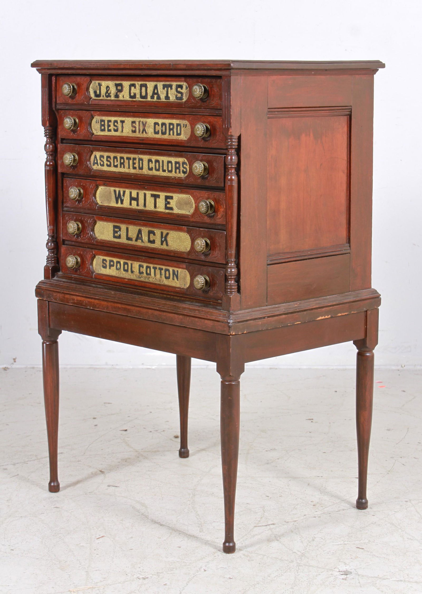6 Drawer J&P Coats Spool Cabinet (1 of 6)