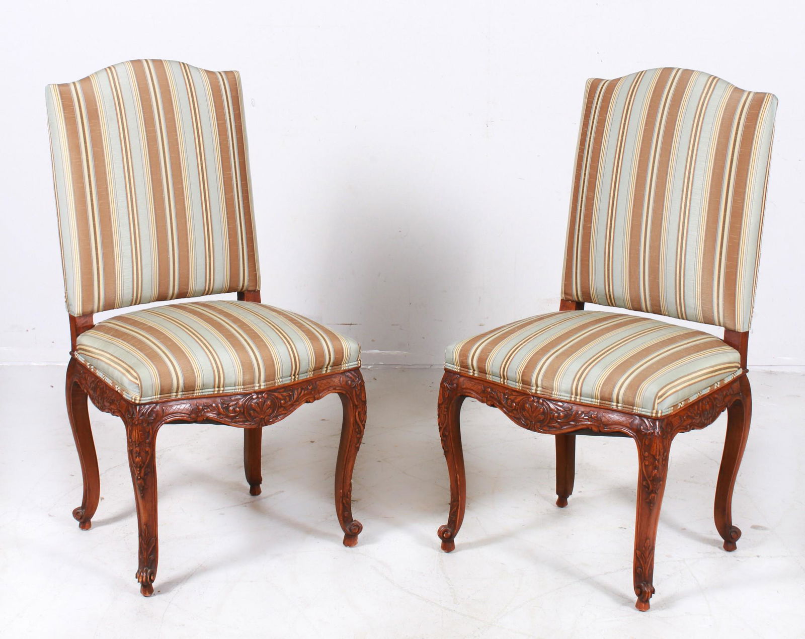 Pr Louis XVI Style Upholstered Side Chairs (1 of 3)