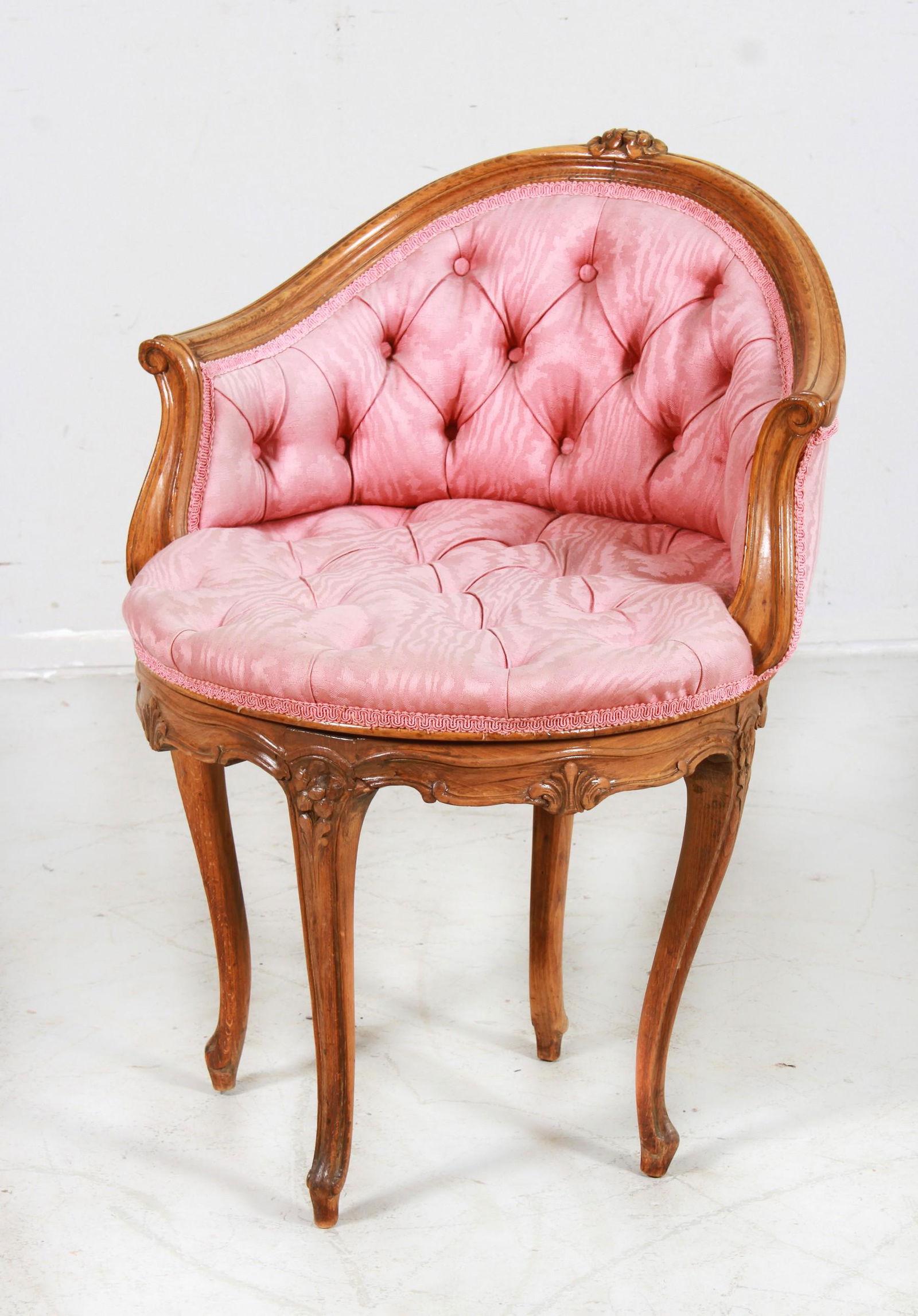 Louis XVI Style Swivel Vanity Stool (1 of 3)