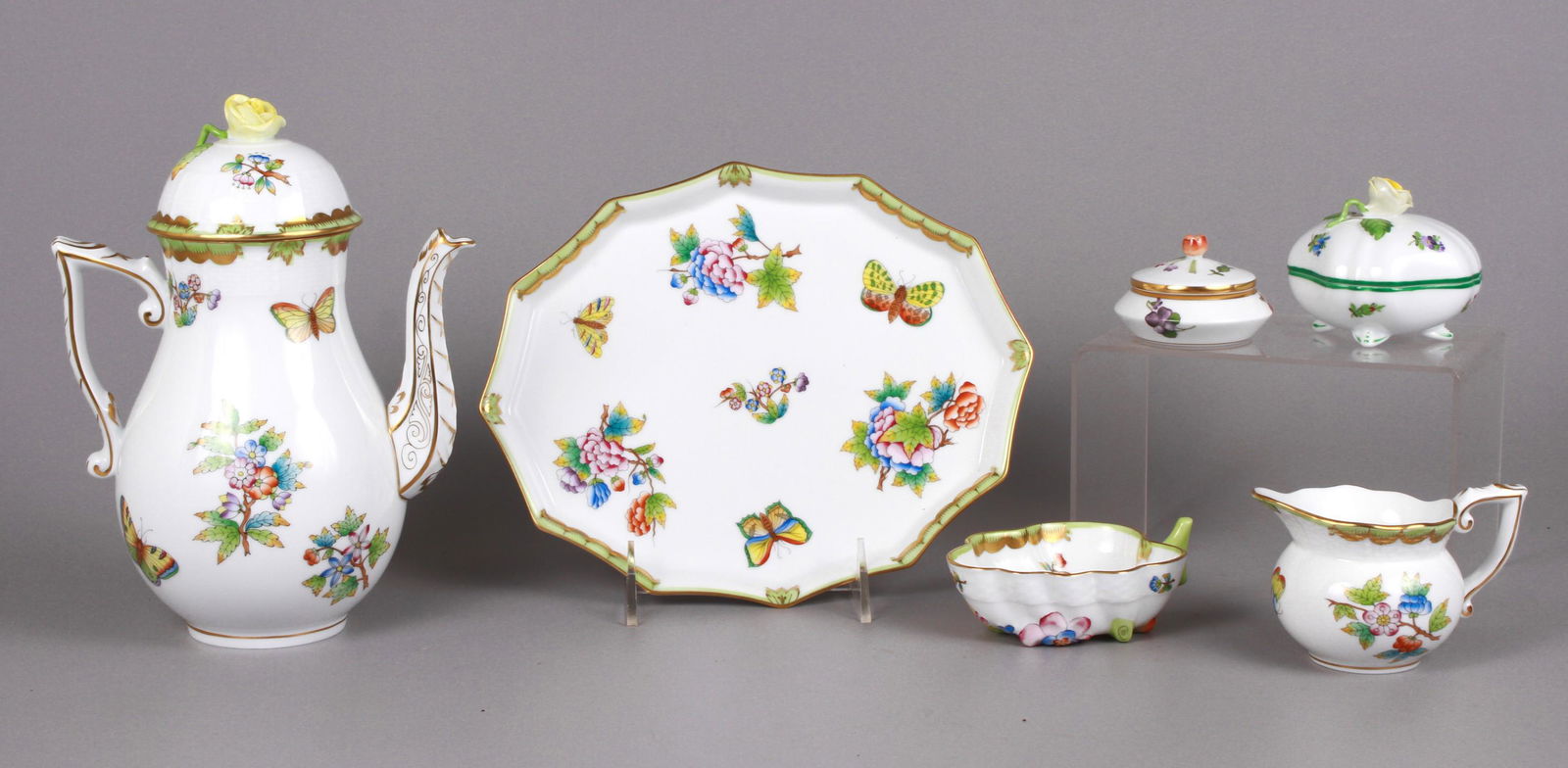 (6) Pcs Herend Porcelain (1 of 5)