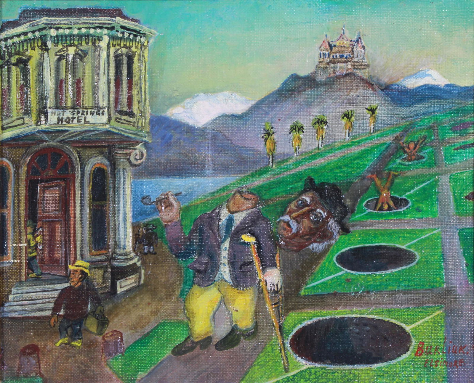 David Burliuk "Hot Springs Hotel" (1 of 4)