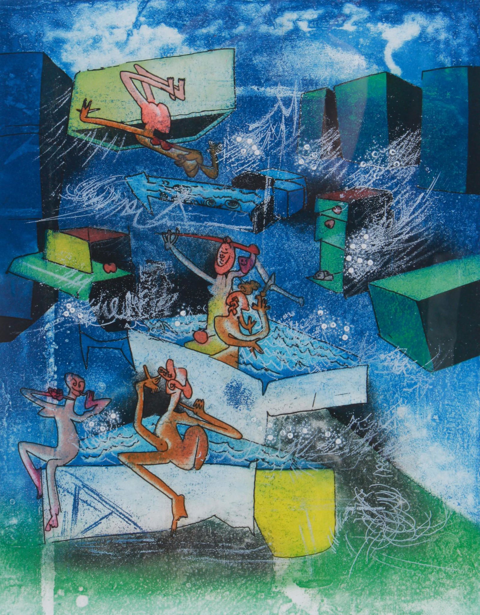 Roberto Matta Etching "Etre un Sol" (1 of 4)