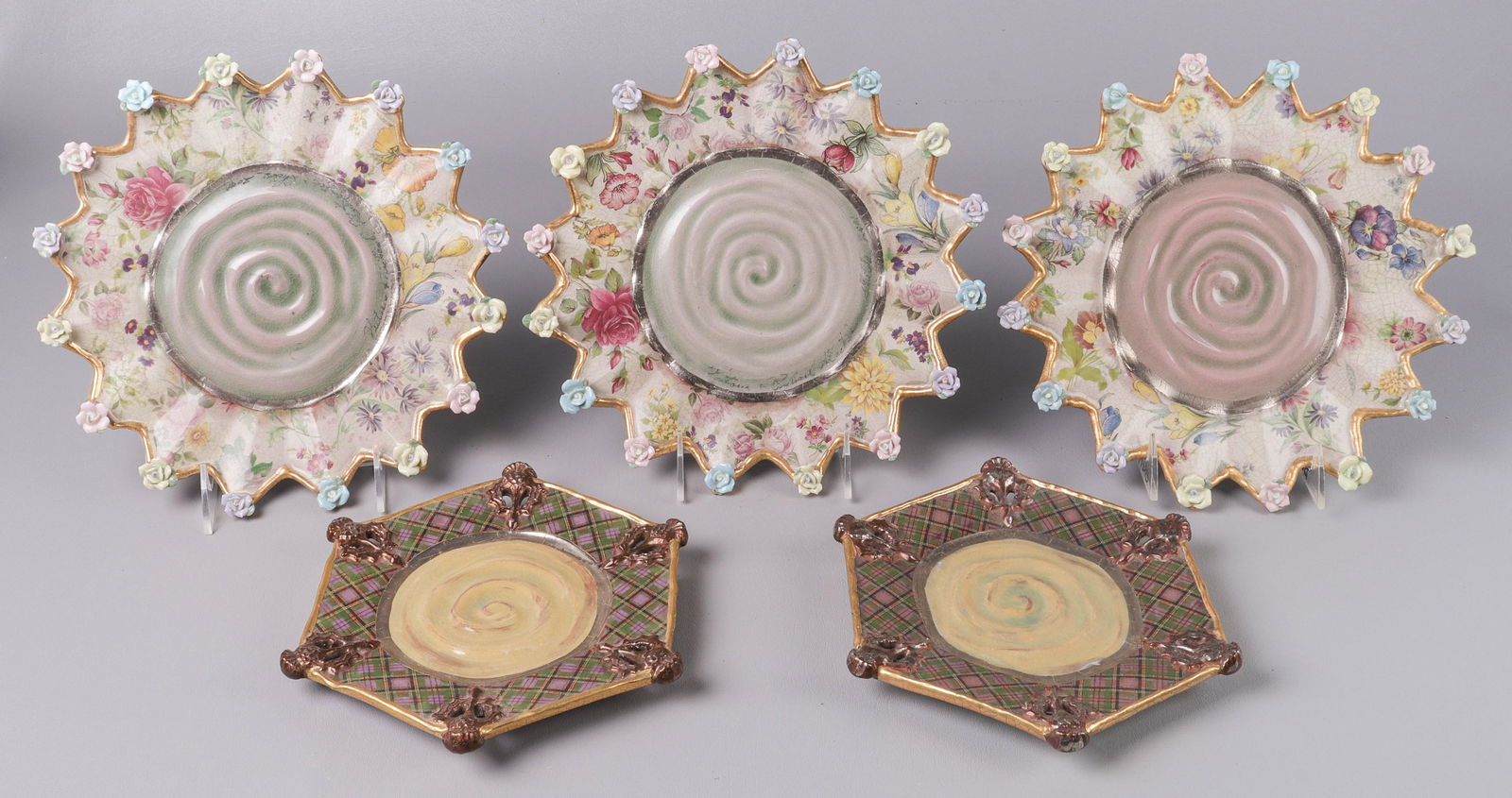 (5) Mackenzie Childs Evervolving Plates (1 of 6)