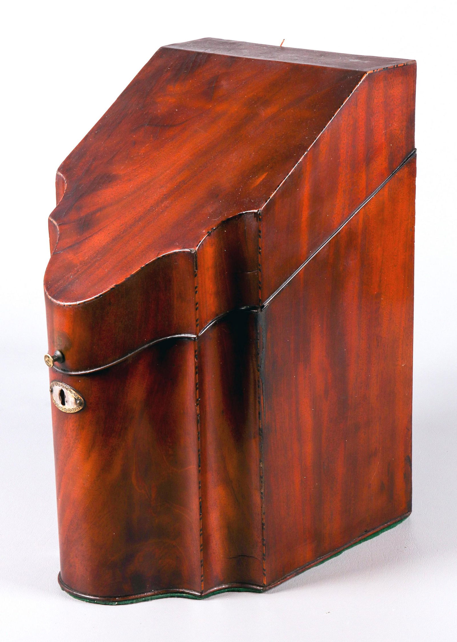 19th C Georgian Style Inlaid Knife Box (1 of 7)