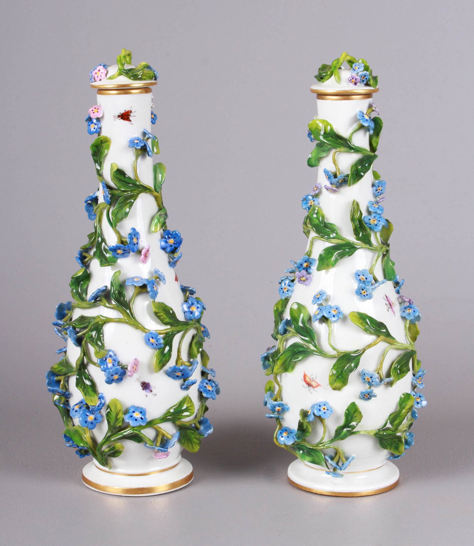 Pair Meissen Porcelain Scent Bottles (1 of 7)
