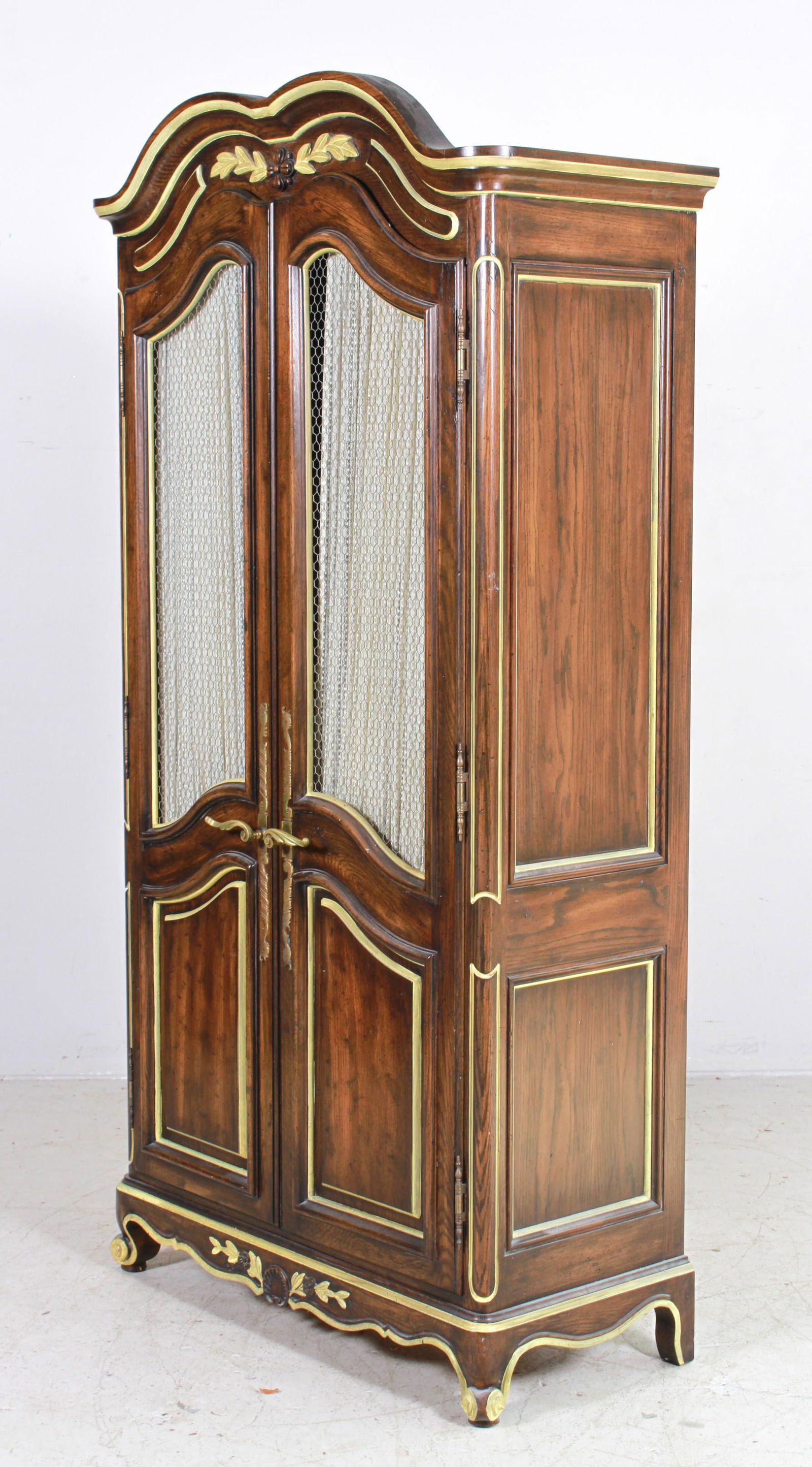 French style walnut 2-door wardrobe (1 of 4)