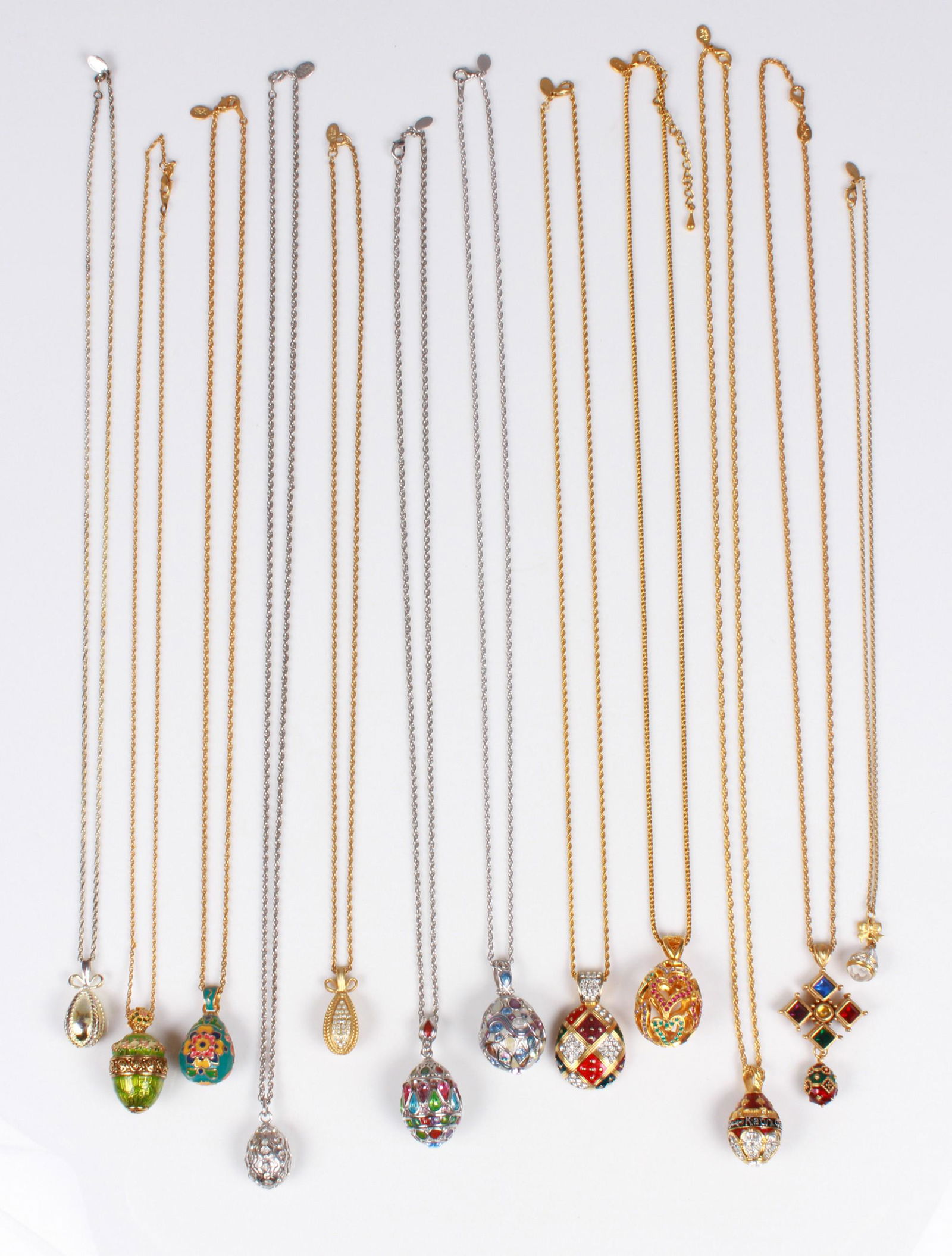 (12) Joan Rivers Russian Egg Necklaces (1 of 6)