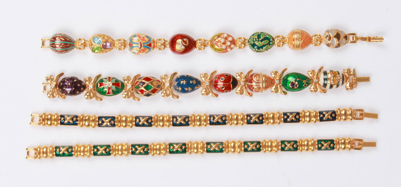 (4) Joan Rivers Enamel Bracelets (1 of 4)