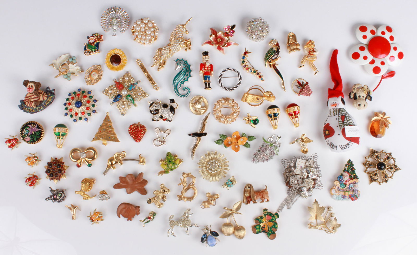 (70) Pc Collection of Brooches and Pins (1 of 6)