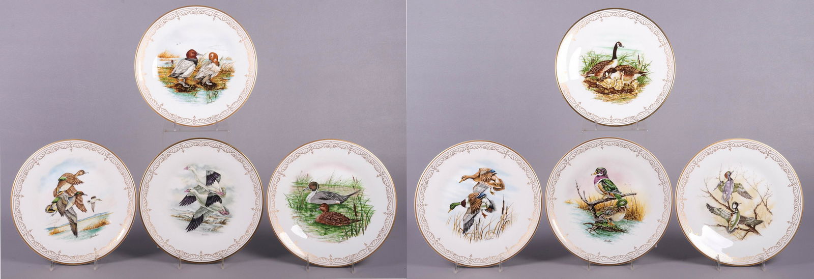 (8) Boehm porcelain Water Bird Plate Collection (1 of 11)