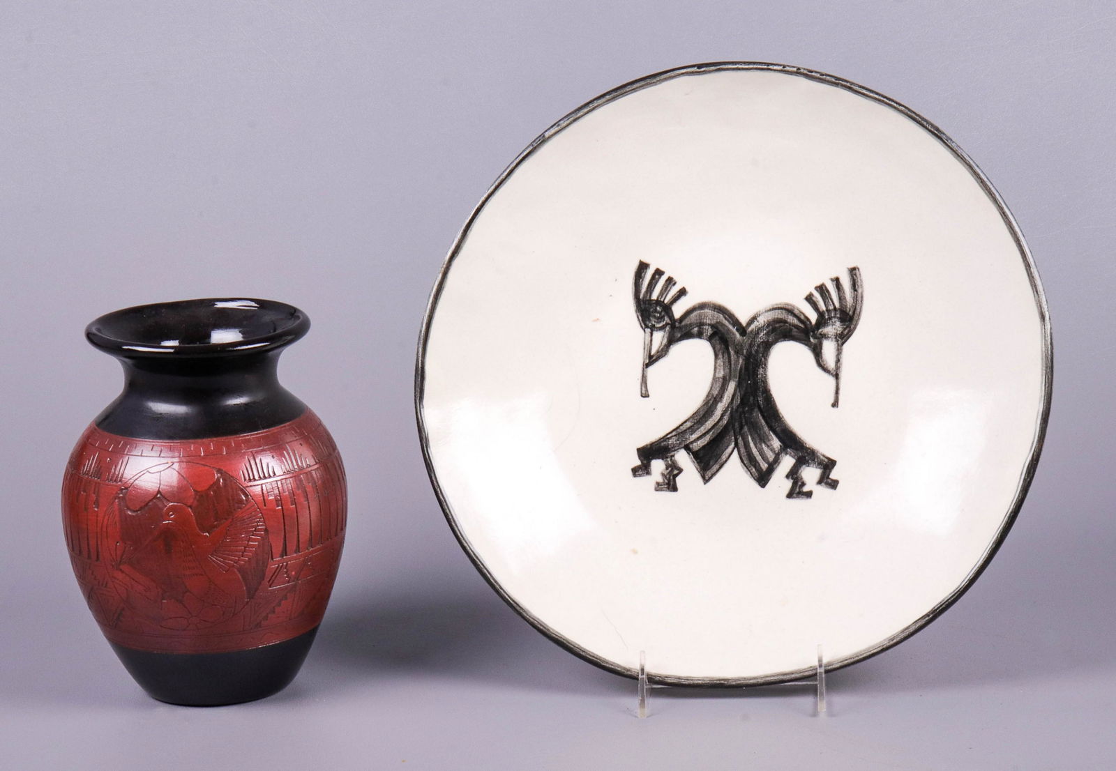 (2) Pcs Southwest Pottery (1 of 1)