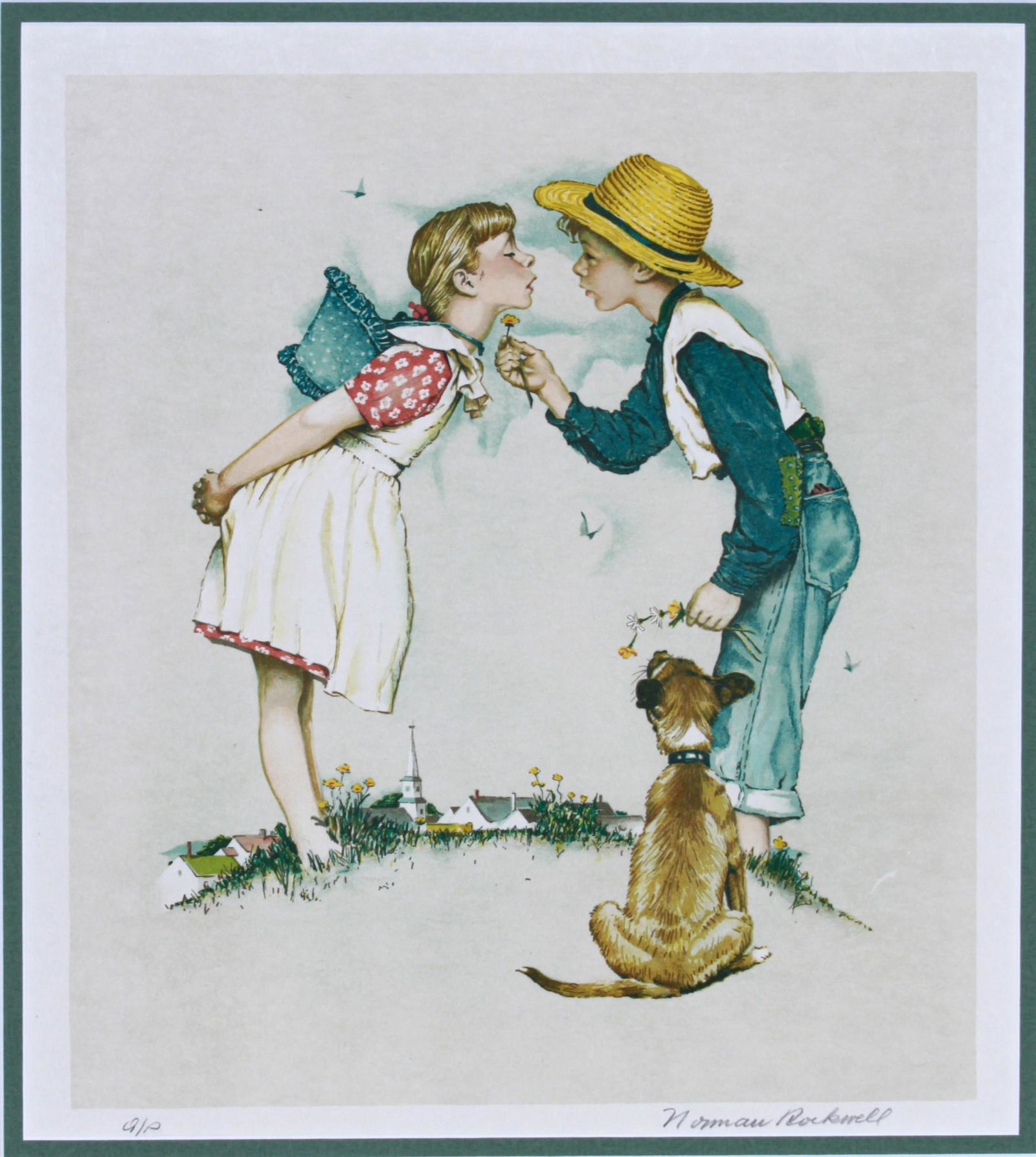 After Norman Rockwell "Beguiling Buttercup" (1 of 3)