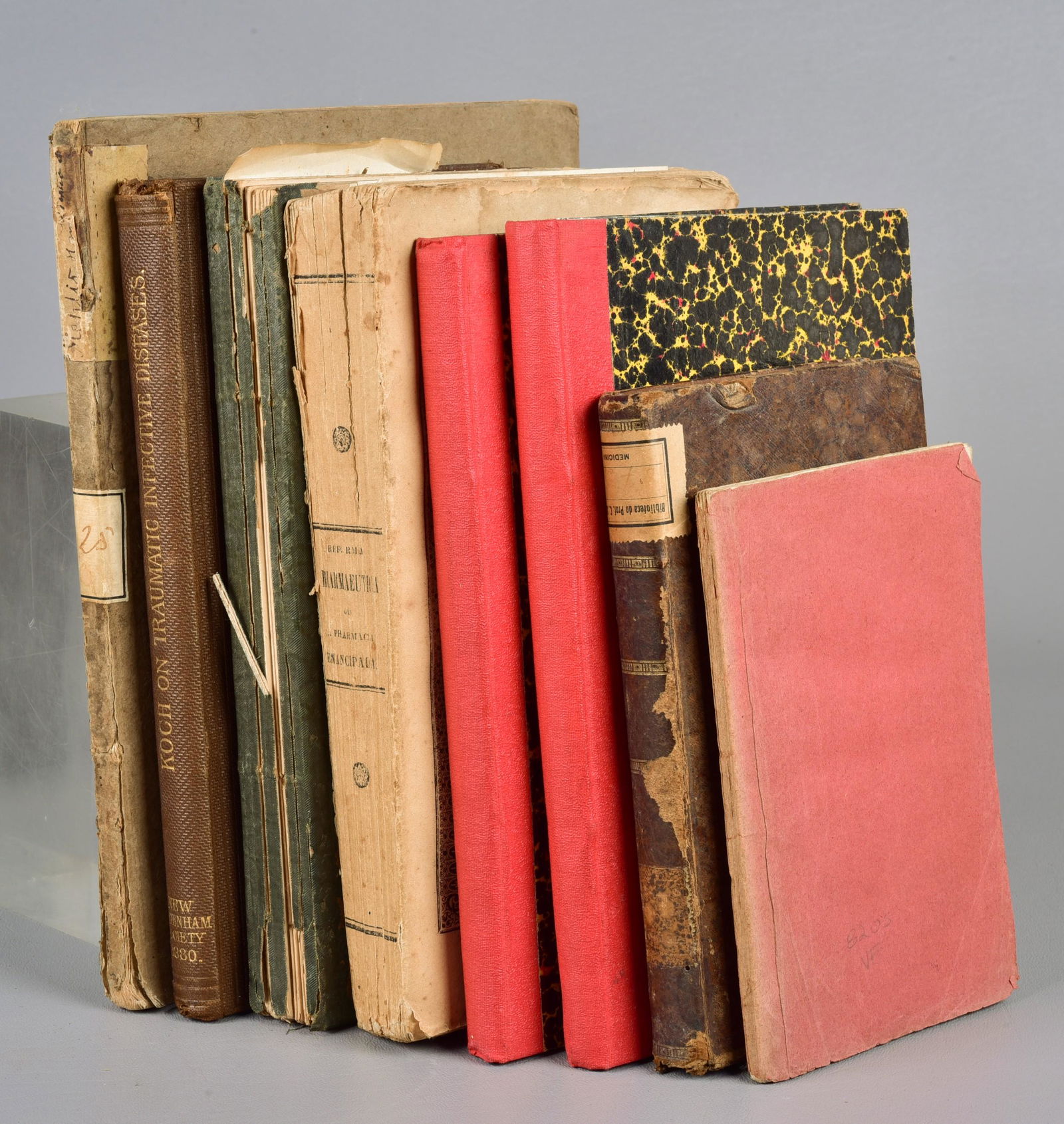 (8) 19th century medical books (1 of 5)