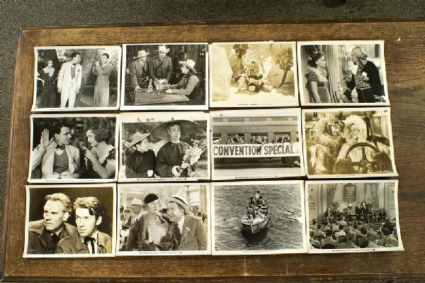 Approximately 100 8" x 10" 1920's-50's movie publi: Approximately 100 8" x 10" 1920's-50's movie publicity photos, majority are period, some reproductions, lot includes but not limited to Russell Hayden, Andy Clyde, Voctor Jory, Morris Ankrum, Frances 