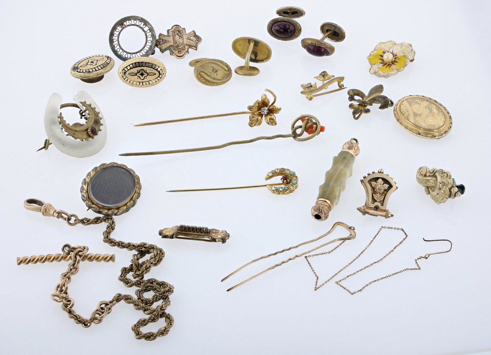 Gold filled and Gold Tone Jewelry Lot (1 of 2)