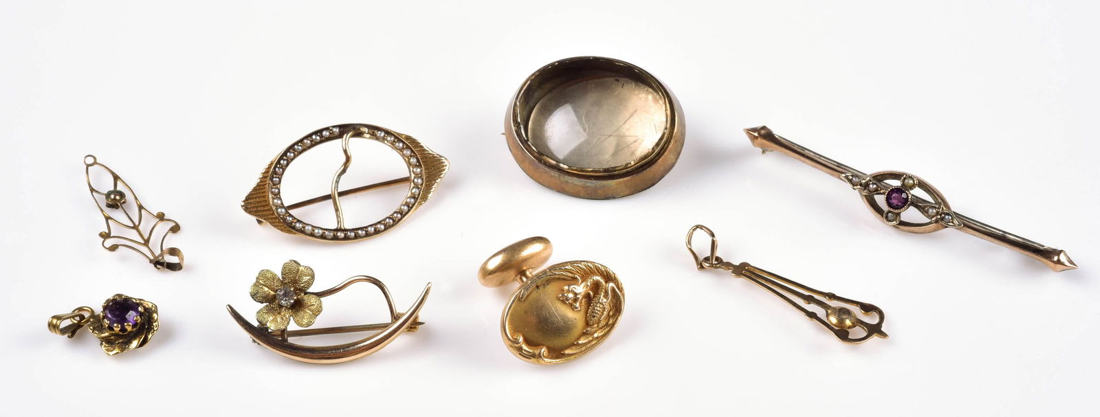 Mixed Karat Vintage Jewelry Lot (1 of 2)