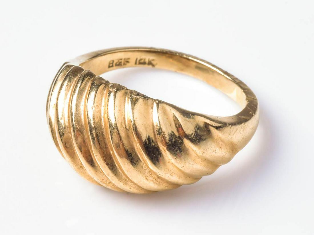 14K YG Dome Ring (1 of 4)