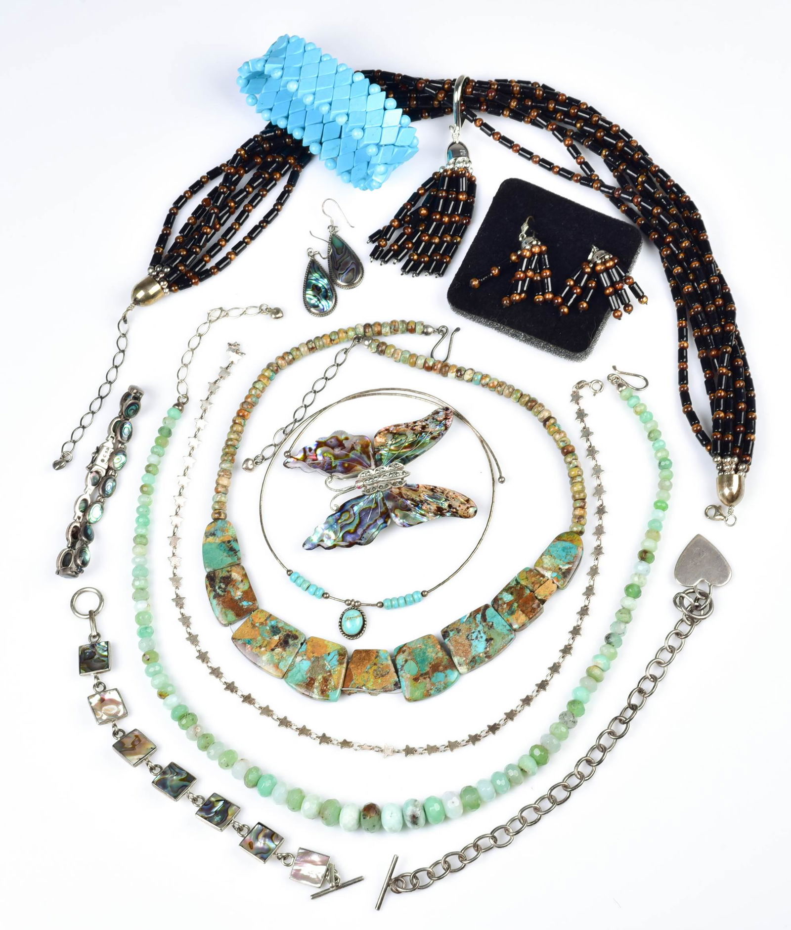 Silver Gemstone Bead Mixed Lot (1 of 6)