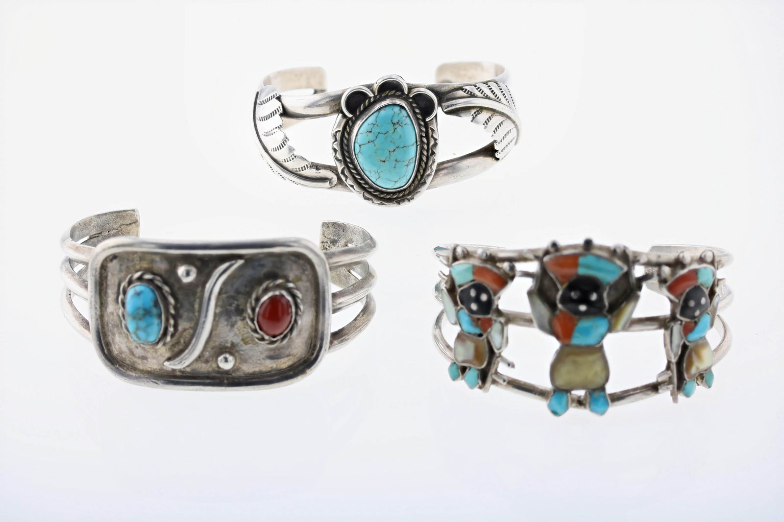 (3) Sterling Silver Cuffs (1 of 3)