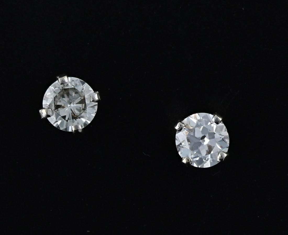 14K WG Diamond Studs 5/8ctw. (1 of 4)
